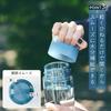 marna Daily Water Bottle, 500ml (Made in Japan/Gasketless), Glass-Like Smooth Mouth, Lightweight, Dishwasher Safe, Easy to Clean, BPA-Free, Spring Blu