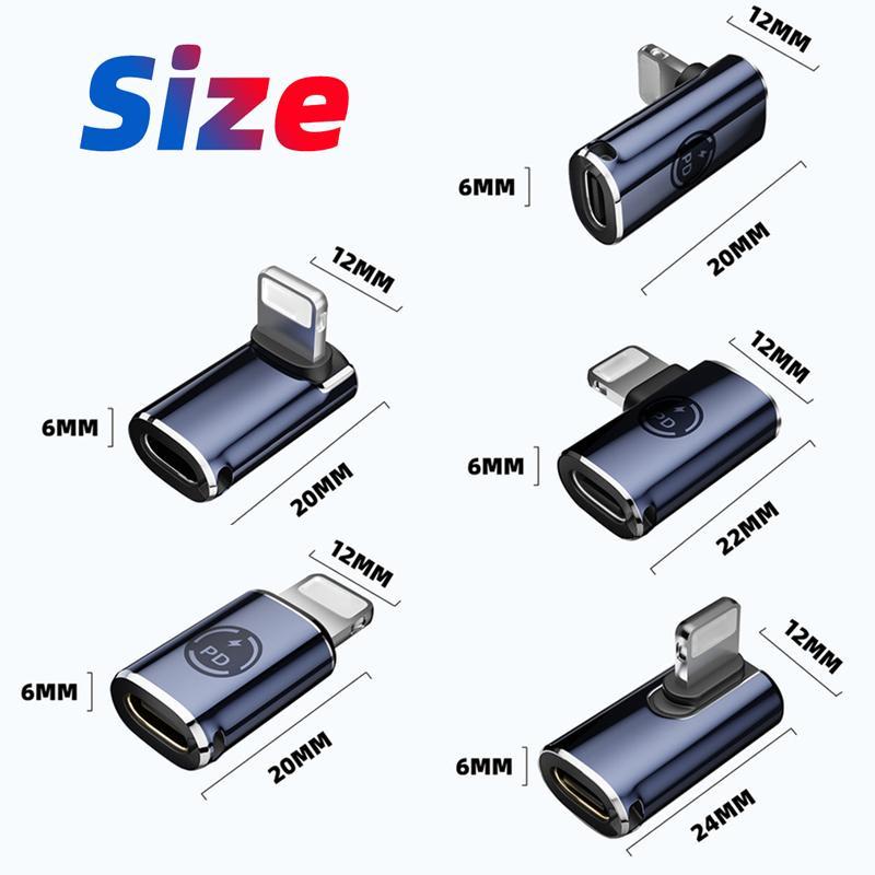 HdoorLink PD27W Hızlı Şarj Adaptörü USB C'den Lightning Dönüştürücü OTG Veri İletim Konnektörü iPhone iPad İçin