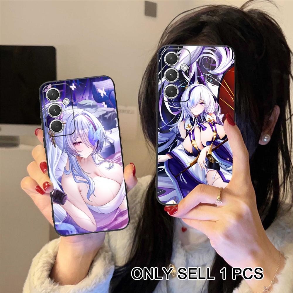 Azur Lane Unzen Matte TPU Mobile Phone Case for Samsung Galaxy S26 S25 S24 S23 S22 S21 S20 Note20 Plus FE Ultra Colorful Cover