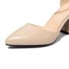 Comfy Elegant Woman Pumps Point Closed Toe Heels Buckle Ankle Strap Heeled Sandals Walking Wear for Work Dress Formal Casual