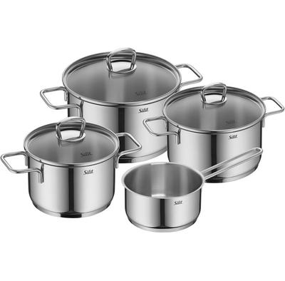 WMF Silit Alicante Saucepan Set, 4 Pieces (21.0930.0502)