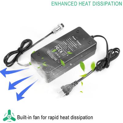 Cargador de batería para patinete eléctrico de 54,6 V y 2 A para Kugoo M4/C1 Pro, cargador para bicicleta eléctrica, accesorios para paquete de batería de iones de litio de 48 V