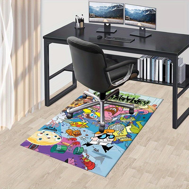 ART Dexter's Laboratory Office Carpet Soft Polyester Entrance Carpet Washable Non Slip Machine Washa