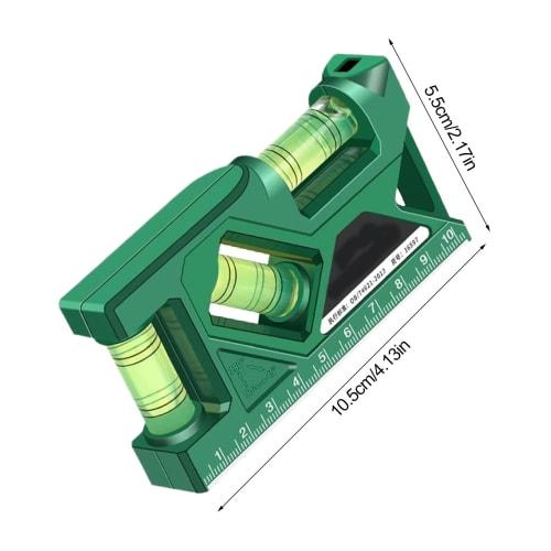 Small Level Tool - Precision Leveler, Multi-Function Bubble Level | Compact, High-Precision Measuring Tool, Leveling Tool for Carpenters and Construct