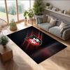 Stade Rennais FC Soccer Football Pattern Soft Area Rug Non Slip Indoor Floor Carpet Sports Decor Mat for Bedroom