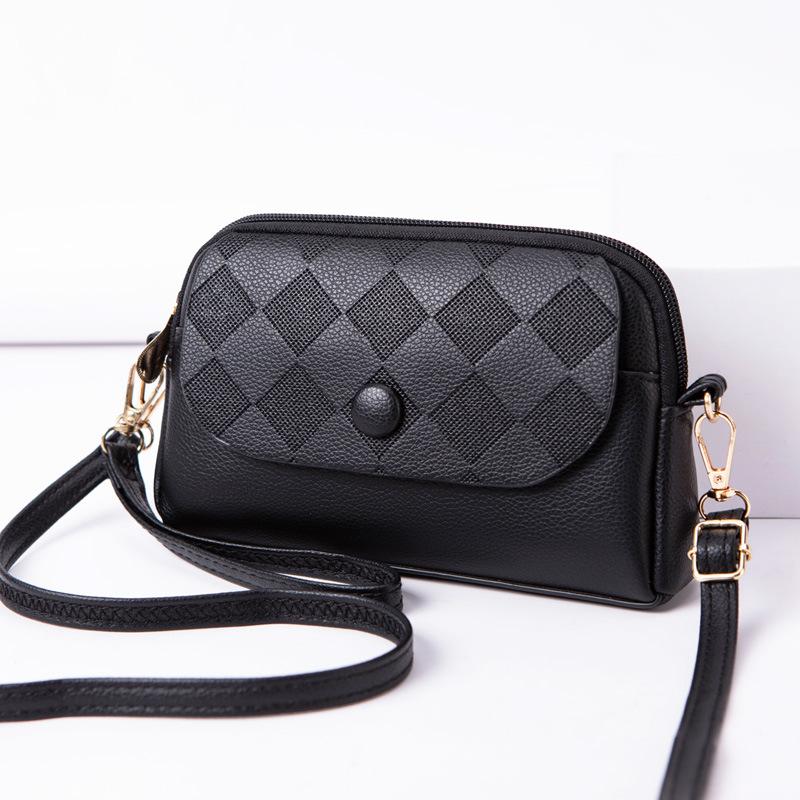 

Summer Women s Crossbody Bag Fashionable Mini Phone Small Shoulder Bag Versatile 20*4*13cm чёрный
