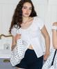 DIMANCHE Sunday Puff Blouse (White)