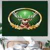 Jägermeister Tapestry Wall Hanging Room Background Cloth Home Decor Beach Mat Yoga Mat Sofa Bed Sheet