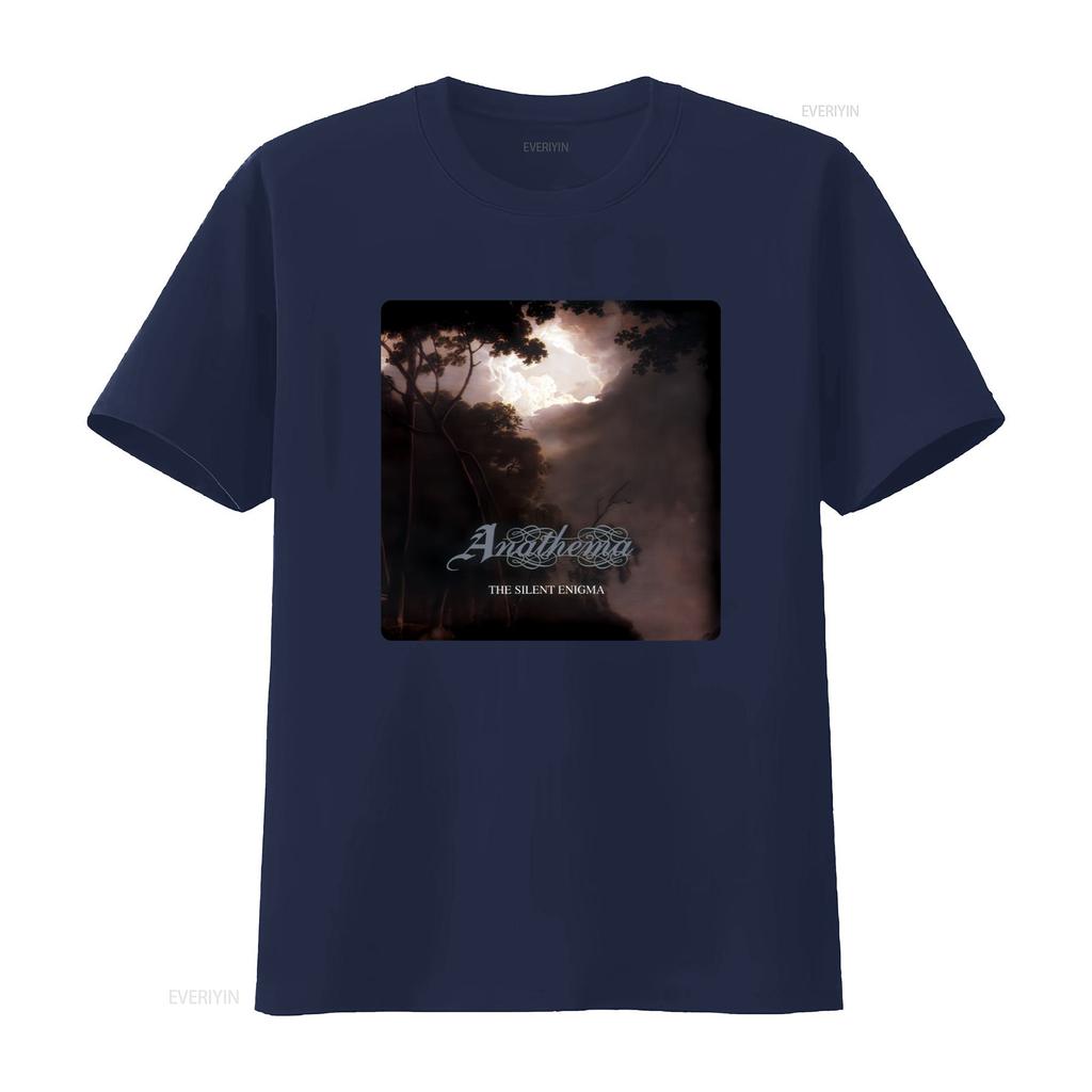 Neues DTG T-Shirt ANATHEMA das stille Rätsel Mystische Waldszene Design vintage Gewaschen Herren Streetwear Stilvoll Atmungsaktiv