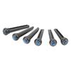 6Pcs Black Guitar Bridge Pin Kit Decorative Robust Clarity Increasing Guitar Bridge Pin Replacement