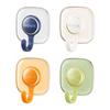 4Pcs/Pack Self Adhesive Bathroom Hooks Wall Mounted Towel Rack Coat Hanger  Key Cloth