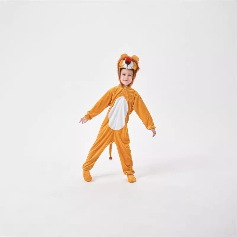 Halloween's New Children's Animal Role-playing Onesie Lion Animal Stage Performance Costume
