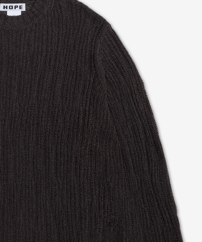 Hopeu Twig Rib Knit - Brown Bark / 59511304