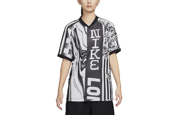 Футболка Nike SS24 Культура Футбола Унисекс Черно-белая FN2394-010 L