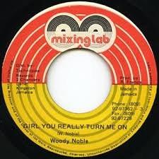 

7inch Record WOODY NOBLE Girl You Really Turn Me On NONE Mixing Lab Jamaica Reggae Ska Dub Used