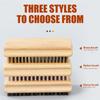 Snowboard Wax Brush Wood Handle Ski Waxing Brush Snowboard Maintenance Tool Cleaning Brush Skiing Snowboard Accessories