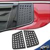PVC Auto Hecktür Dreieck Glas Panel Dekoration Abdeckung Aufkleber für Jeep Compass 4-Türen 2017-2026 Außenzubehör