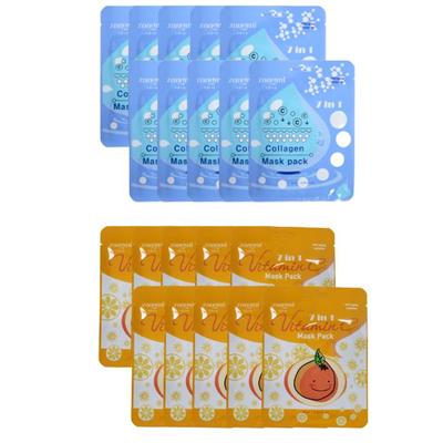 7 in 1 Maskenpackung Kollagen Maskenpackung (25 ml x 10 Stück) , Vitamin C Maskenpackung (25 ml x 10 Stück) (8 Optionen)