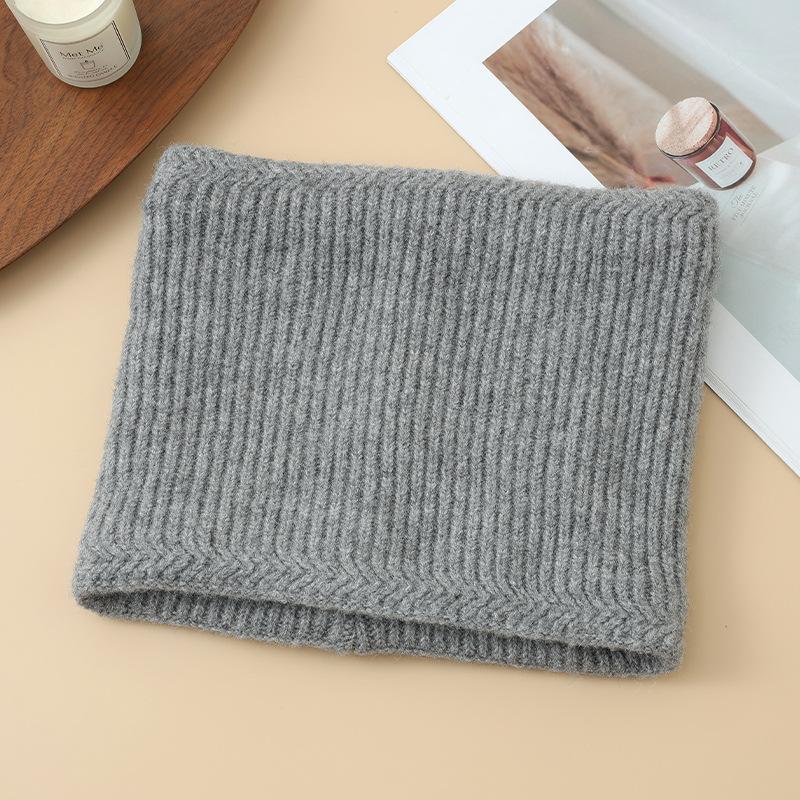 Men's Hat Outdoor Cold Proof Scarf Warm Proof Suit Autumn and Winter Riding Versatile Knitted Cold Hat Retro Pile Hat Trendy