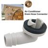 Air Conditioner Drain Connector AC Drain Hose Connector Elbow Fitting & Rubber Ring Kit Air Conditioning Drain Pipe Fittings