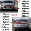 4 Ring carbon fiber ABS Car Hood Front Bonnet Grill Rear Trunk Emblem Logo Badge Sticker Decal For A A3 A4 A5 A6 A7 Q3 Q5 Q7