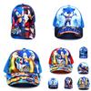 Sonic The Hedgehog Kinder Verstellbare Baseballkappe Feuchtigkeitsabsorbierende Baumwolle Sonnenschutzhut