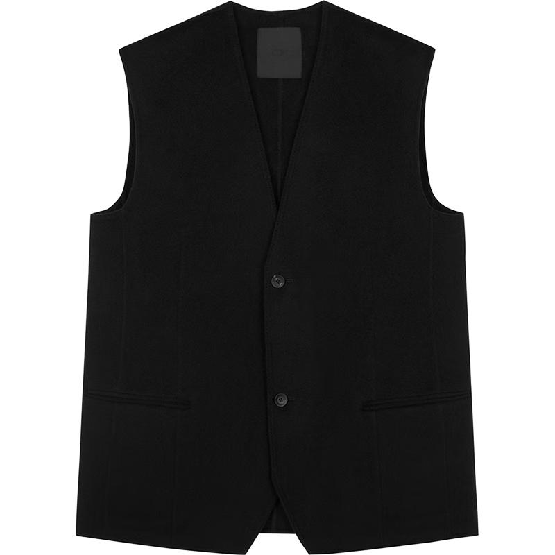 

JNBY 24 Зимнее Свободное Пальто из Шерсти H-силуэта без Рукавов S