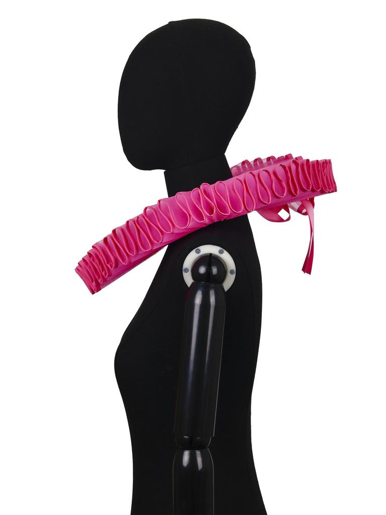 Aristocratic Literary Fake Ruff Collar - Colorful Retro Exaggerated Portrait Prop