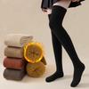 1 Pair Women Winter Warm Thigh High Socks Long Knit Thick Thermal Stockings Leg Warmers