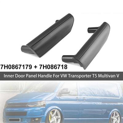 Pair Interior Door Pull Handle Trim Cover For VW Transporter T5 Multivan 2009-2015 7H0867179 / 7H0867180 For