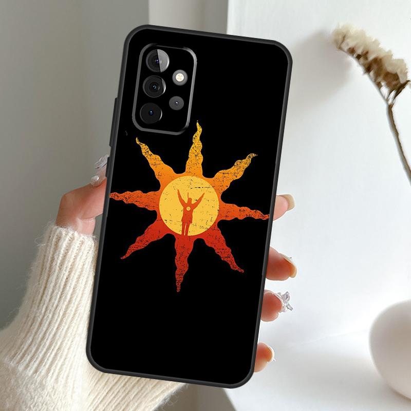 Praise the Sun Dark Souls Für Samsung Galaxy A51 A71 A12 A22 A32 A52 A72 A13 A23 A33 A54 A53 A34 A73 A21S A52S Handyhülle