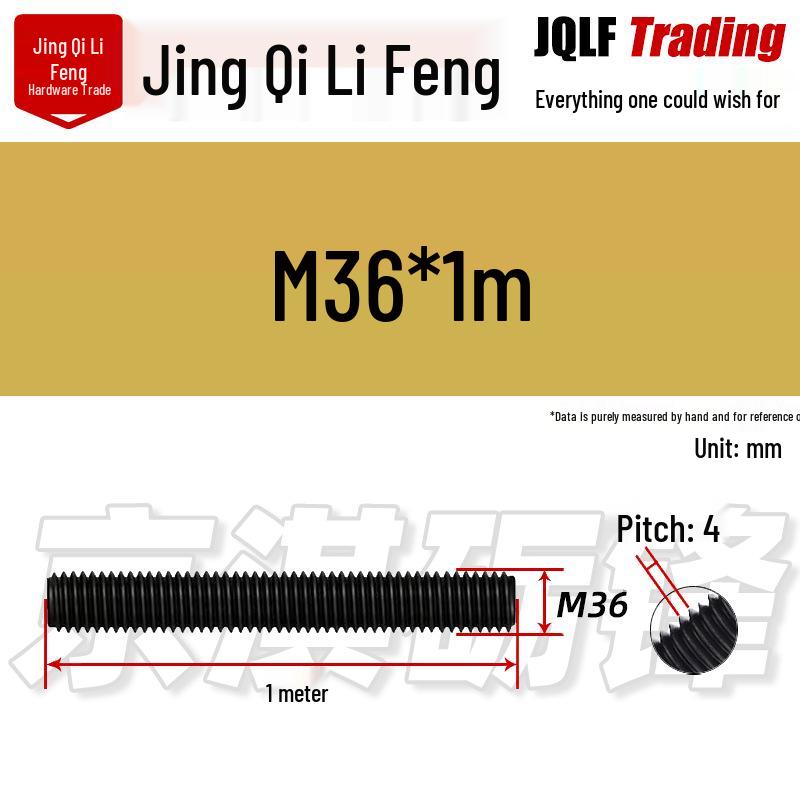 **High-Strength Threaded Rod M6-M48 | Grade 8.8/10.9/12.9 Full Thread Screw Bar**