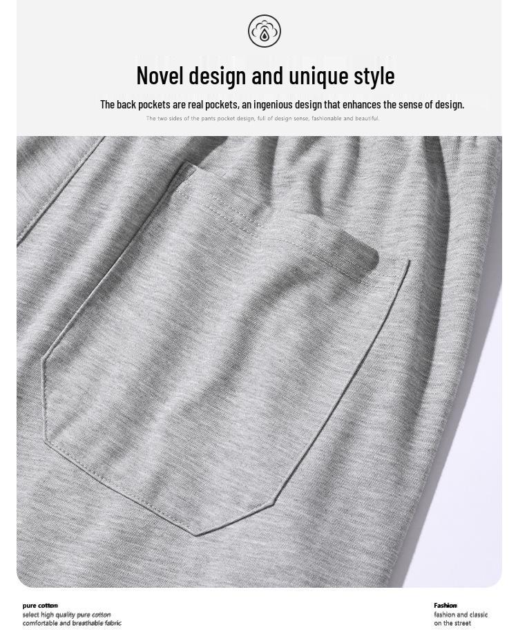 Men's Spring & Autumn Loose Straight-Leg Joggers – Lightweight Casual Long Sweatpants