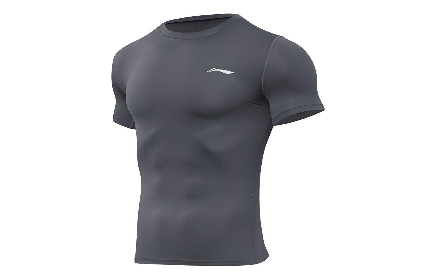 Li Ning Fitness Clothing Men s Thin Straight Fit YUDT059-3 L