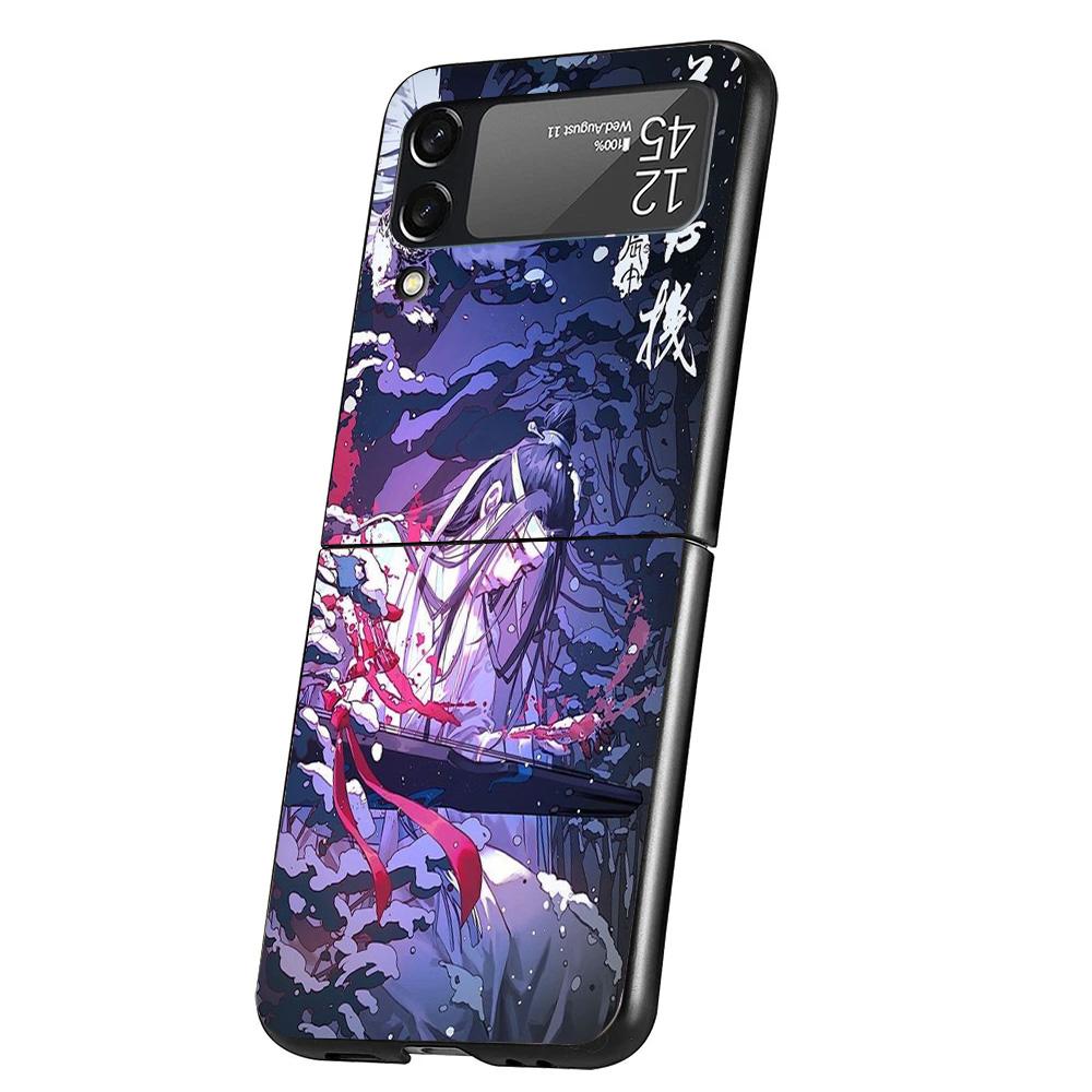 Anime Mo Dao Zu Shi Cover Phone Case For Samsung Galaxy Z Flip 7 6 5 4 3 5G Flip7 Flip6 Flip5 Flip4 Flip3 Black Fundas Shell Gal