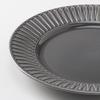 IKEA STRIMMIG Grey Stoneware Dinner Plate