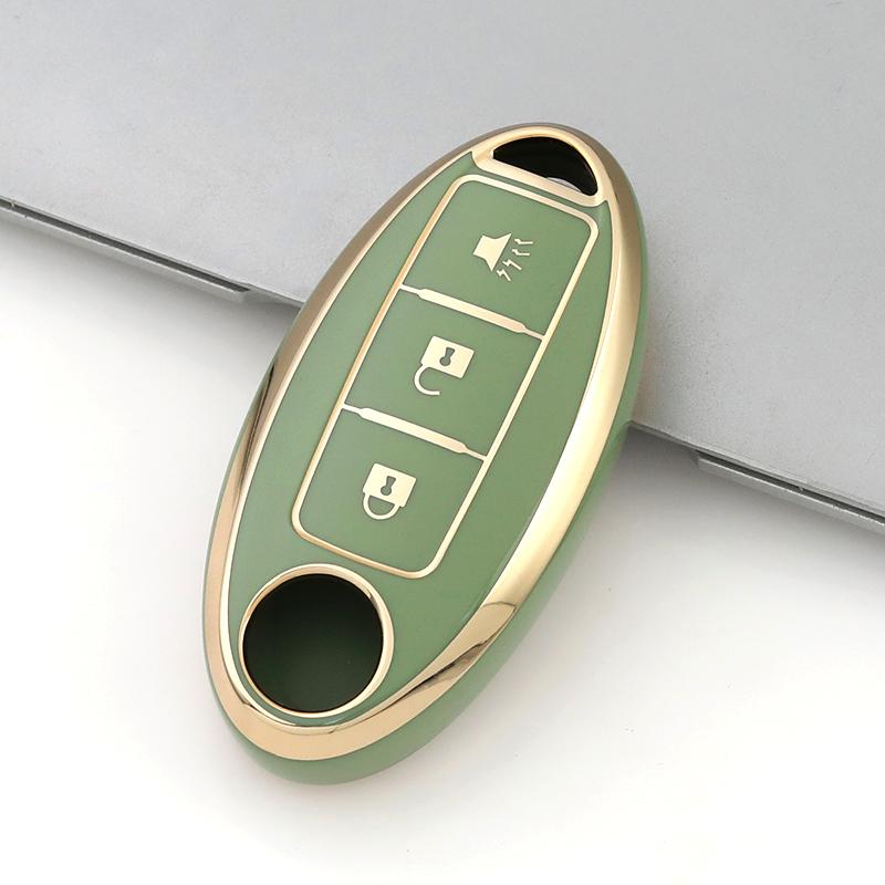 3 Buttons Keyless Shell Bag For Nissan Juke Leaf Micra K12 Note Patrol Qashqai J11 J10 Tiida Versa X-trail Xtrail T32 Soft Key Cover Case