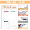 Teacher Notepad - To Do List Notepad, Teacher Appreciation Gifts Planner, 50 Sheets, 5.6 x 8.3 Inches Tear-Off Notepads for Stationery Must-Have