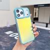 KEYSION Fashion Laser Gradient Colorful Phone Case for iPhone 17 Pro Max Soft TPU+PC Shockproof Back Cover for iPhone 17 Pro