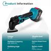 20000PM Cordless Multifunction Oscillating Tool 6 Level Vibration Woodworking Tool Electric Decoration Trimmer
