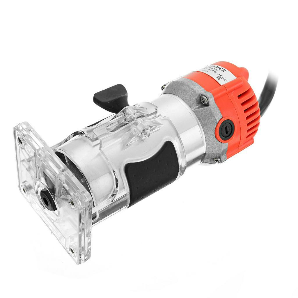 220V 6.35mm Small Copper Motor Carving Machine Woodworking Power Tools Electric Hand Trimmer Wood Laminate Router