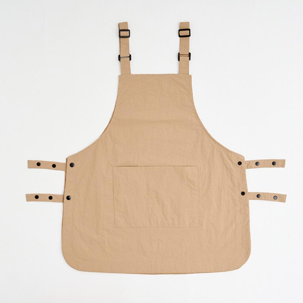 Solid Color Work Clothes Sleeveless Workwear Convenient Baking Cooking Aprons  Kitchen Accessories