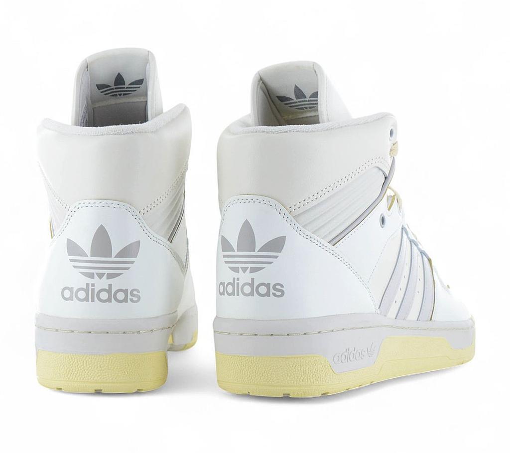 Adidas Rivalry Hi - Pánské tenisky High-Top boty Kůže Bílá FZ6315 ORIGINÁL