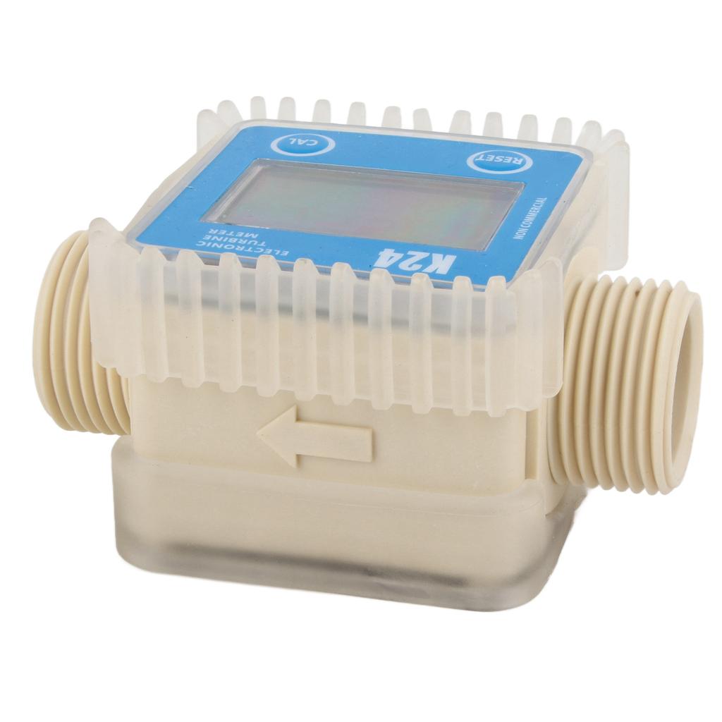 K24 LCD Turbine Digital Diesel Fuel Flow Meter Widely Used for Chemicals Water