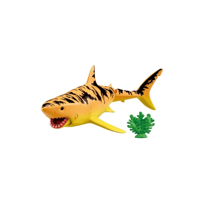Takara Tomy Ania Adventure Continent Ania Kingdom Shalak (Great White Shark) Animal Dinosaur Toy for Ages 3 and Up
