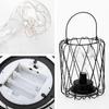 Creative Retro Style Table Lamp Copper Wire lantern Funnel Diamond modeling Bedside Lamp Home Table Decor Maison