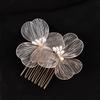 Alloy Flower Hair Clips Women's Hairdo Accessories Fashion Bridal Wedding Hair Comb Women's Headwear Wedding Accessories