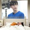Celebrity support tapestry polyester wall hanging Kpop style fan decoration bedroom dormitory photos wall background decoration