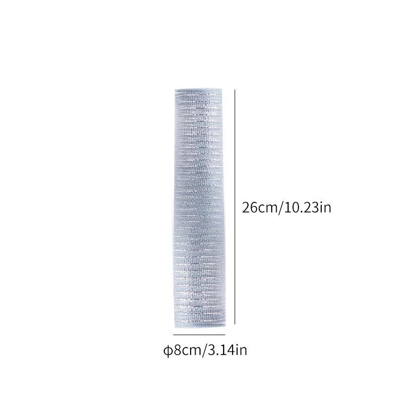 1 Roll 10 Yards Christmas Tulle Champagne Golden Christmas Tree Decorative Mesh for DIY Christmas Wreaths Holiday Decoration