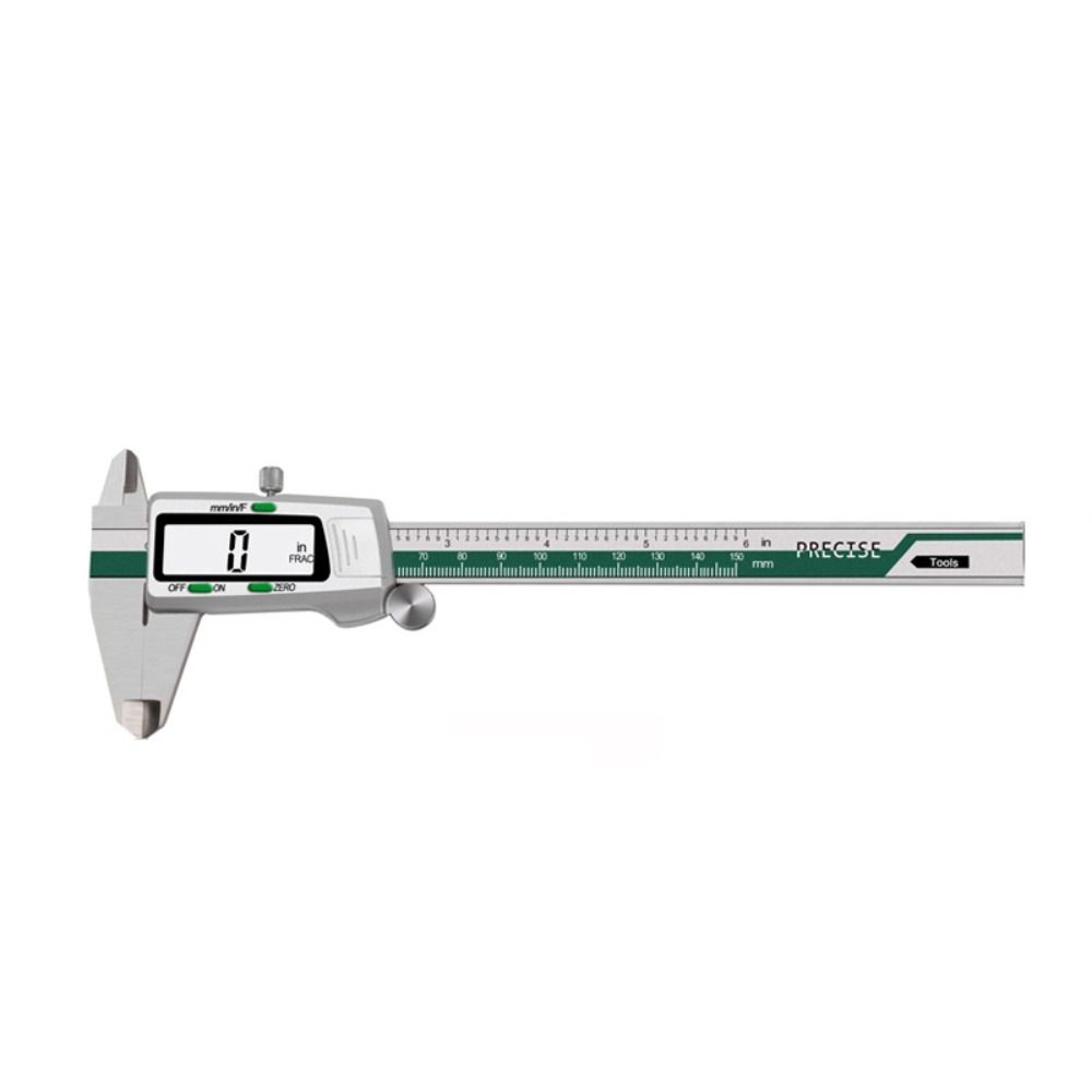 150mm Vernier Caliper LCD Display High Accuracy Vernier Ruler Stainless Steel Professional Digital Caliper Measuring Tool